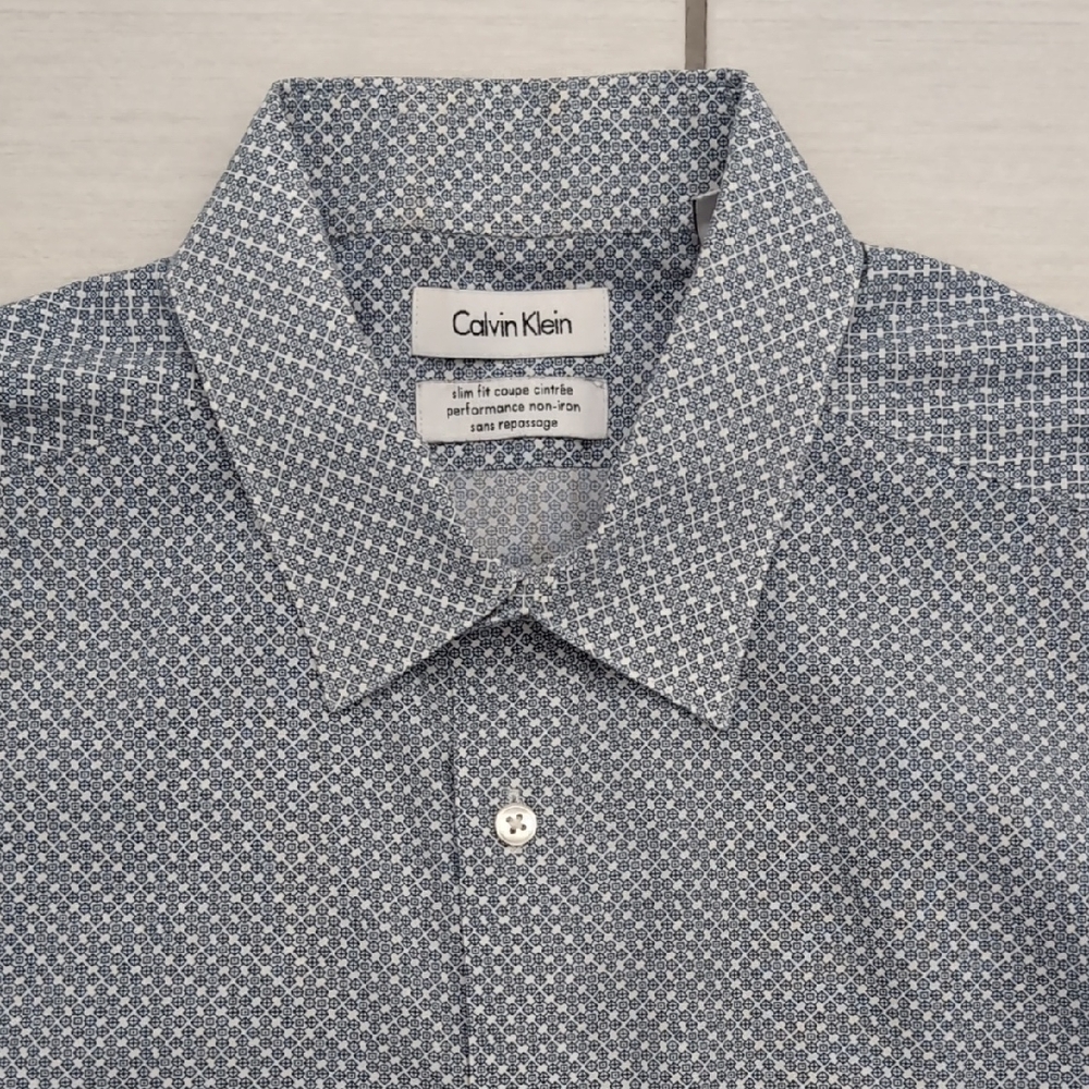 3/$25 Calvin Klein Slim Performance Dress Shirt